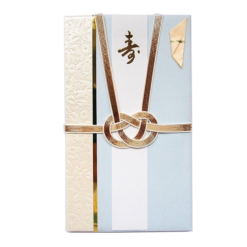 Japanese Wedding Etiquette-ごCongratulation Bag (Red Packet) Light Blue [Hallmark-JP Wedding Congratulations] - Chinese New Year - Paper Multicolor