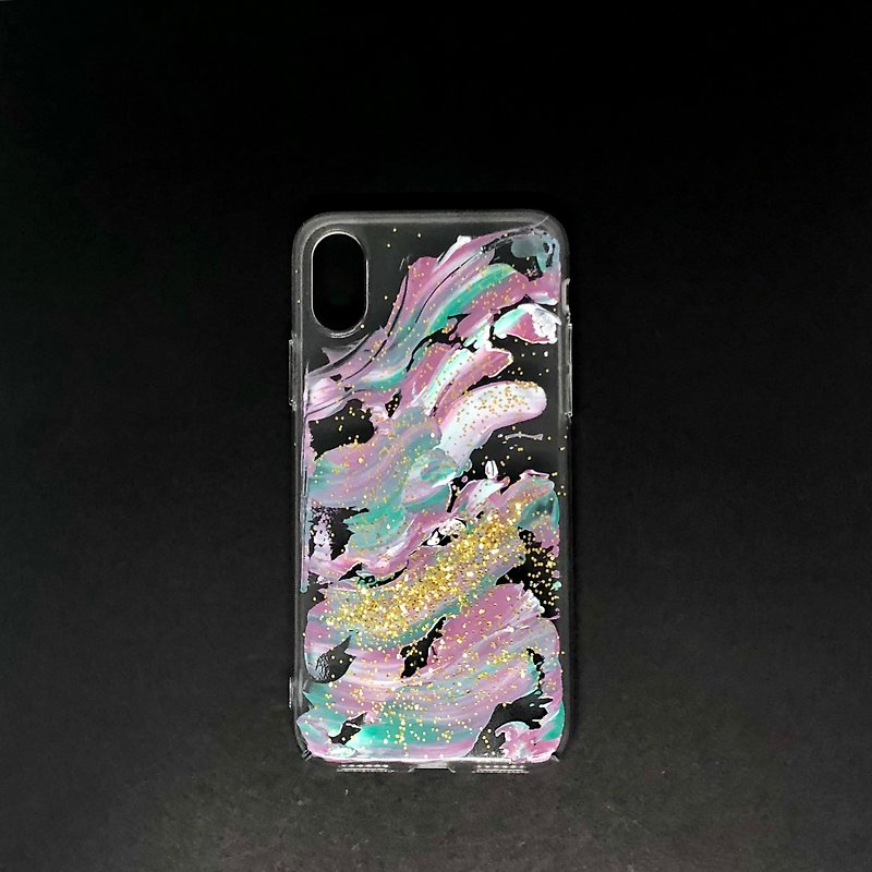 Acrylic Hand Paint Phone Case | iPhone X/XS |  FUN I - Phone Cases - Acrylic Pink