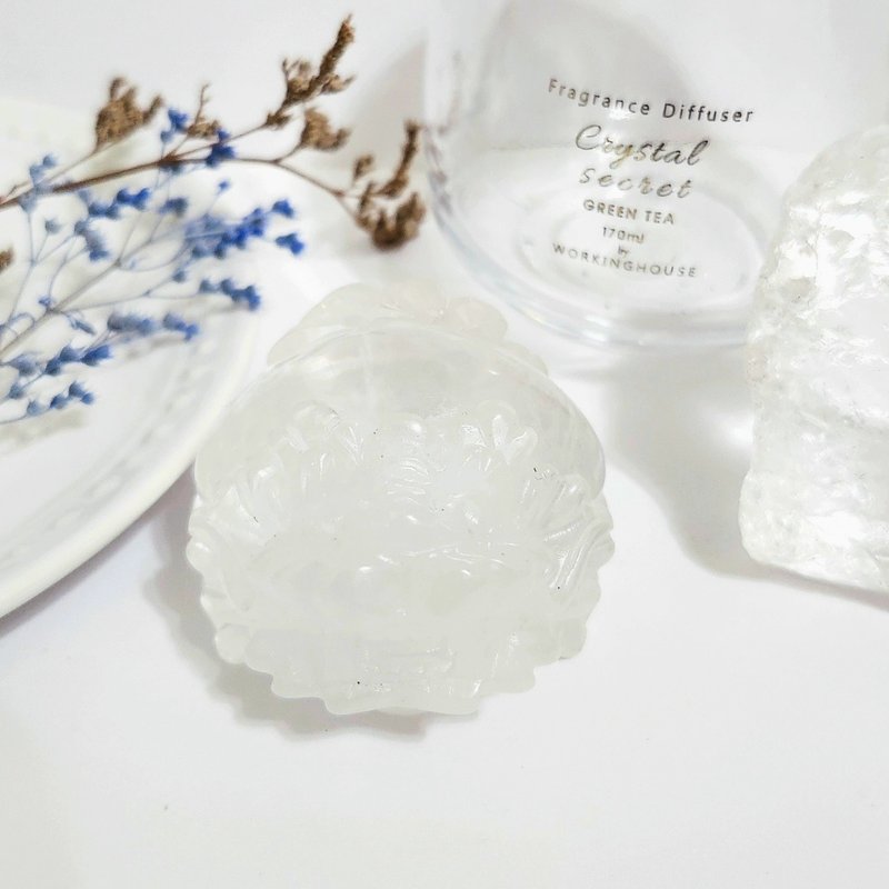 白水晶龍龜 - 擺飾/家飾品 - 水晶 透明