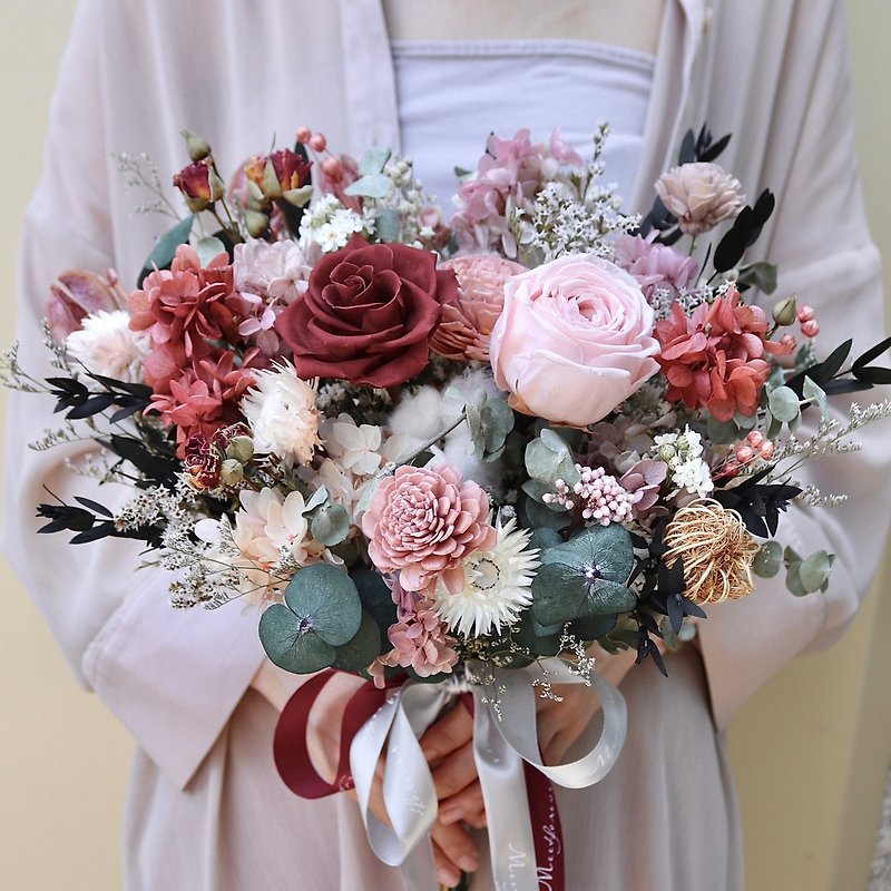 【Encounter Eternity】Dream Secret Realm Immortal Rose Bouquet 4 Types - Dried Flowers & Bouquets - Plants & Flowers 