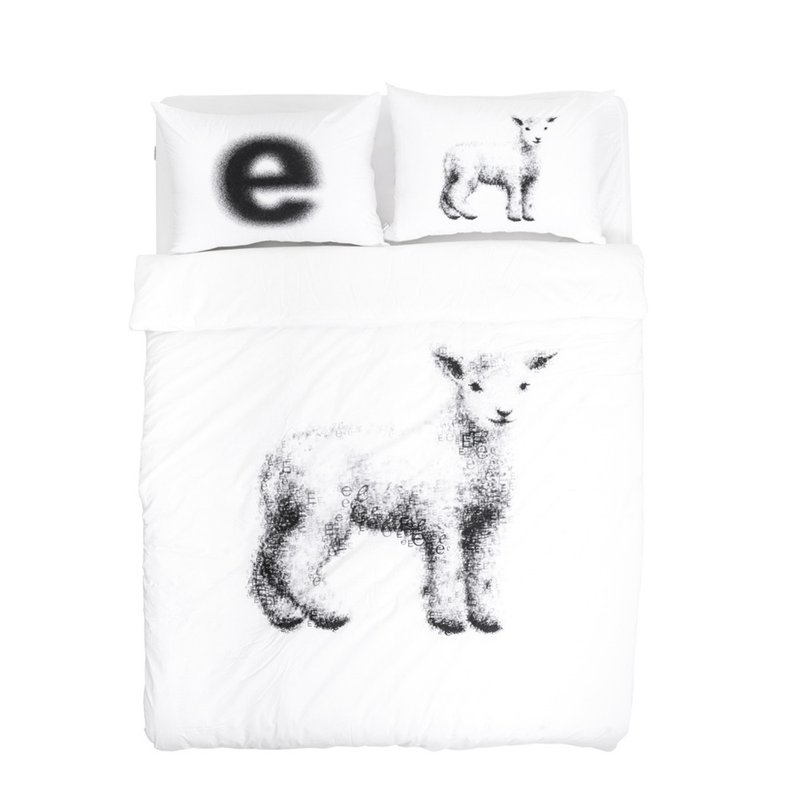 EEE (sheep) bedding set - 寢具/床包 - 棉．麻 