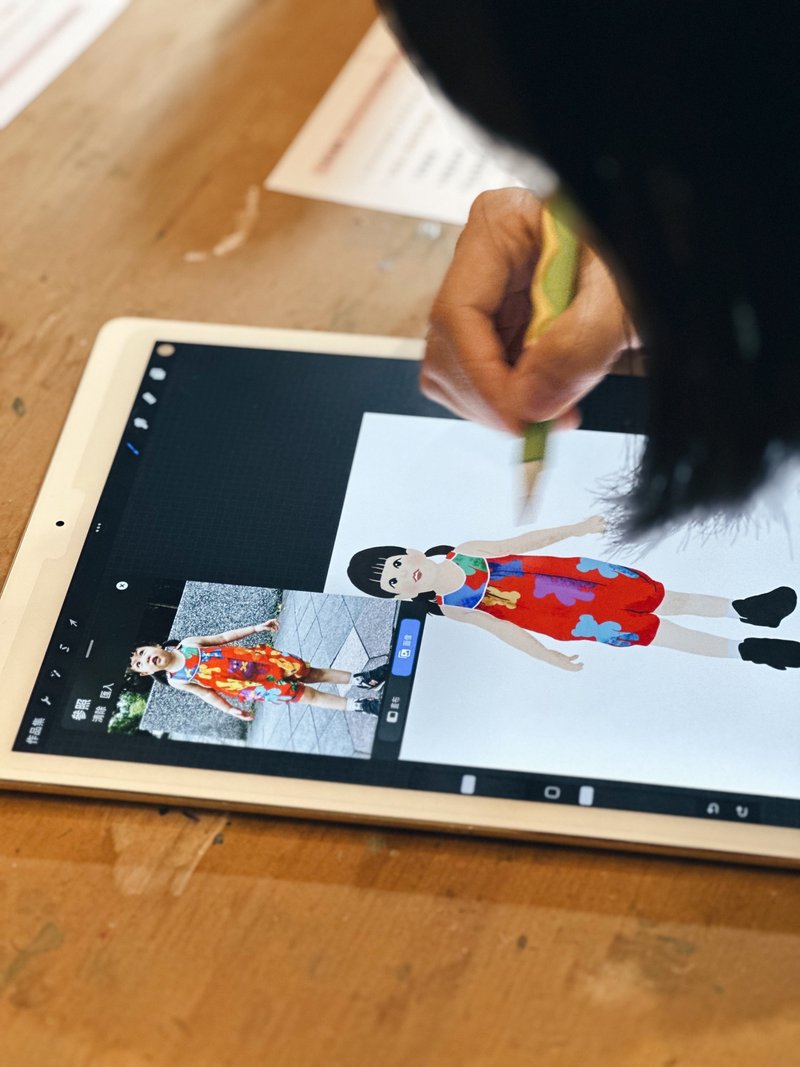 人物插畫似顏繪 - ipad+procreate實驗室 / 簡v老師 - 插畫/繪畫/寫字 - 其他材質 