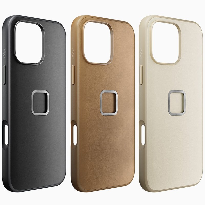 iPhone 16 Pro Max Quick Buckle Phone Case (Vegetable Leather) (3 Colors) Peak Design - เคส/ซองมือถือ - หนังเทียม 