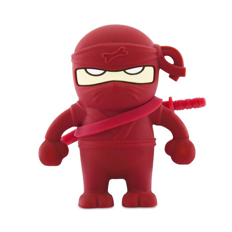 Bone / Ninja Driver 忍者隨身碟-紅(16G) - USB 手指 - 矽膠 紅色