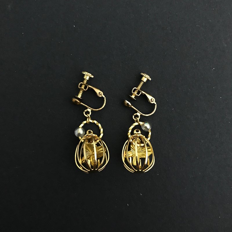 Goldenberry ear clip - Earrings & Clip-ons - Other Metals Gold