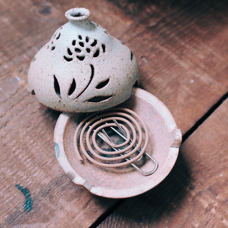 Qingzhou water ash ring incense/coil incense - Fragrances - Wood Khaki