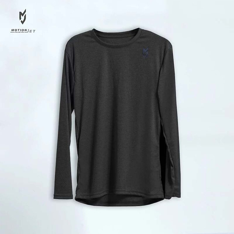MJC014-MJ Xylitol Unisex Functional Sports Long Sleeves (Graphite Black) XS-3XL - Men's Sportswear Tops - Other Materials 