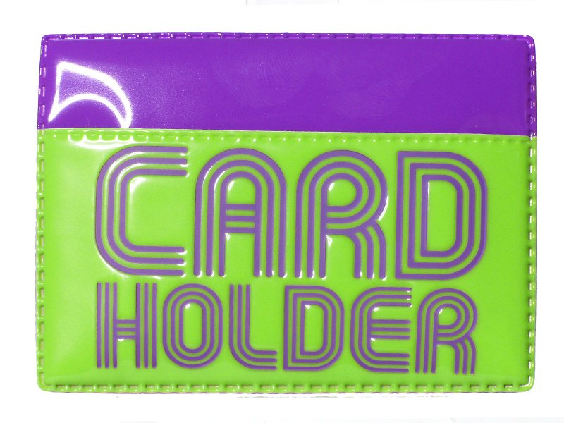 Rollog Card Holder(Green) - ที่ใส่บัตรคล้องคอ - พลาสติก 