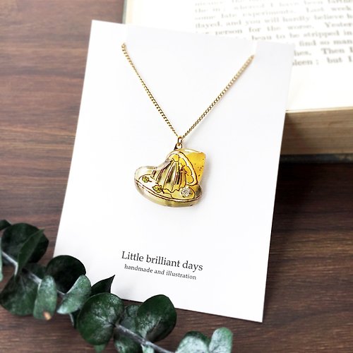 Little brilliant days Tea and Fruit Lemon squeezer necklace レモンしぼり器のネックレス
