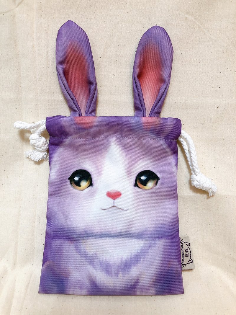 Pull ear animal shape drawstring pocket rabbit series - Posters - Polyester 