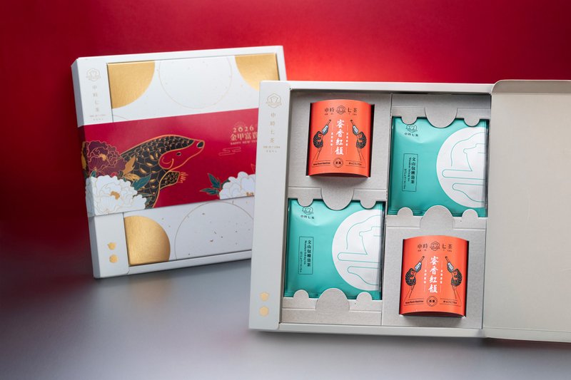 [Golden Pangolin Prosperity] Original TEA Gift Box - ชา - พืช/ดอกไม้ 