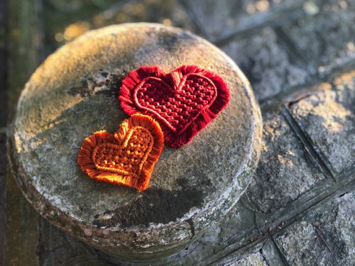 Vamacramé 微小手造雜貨 客製化禮物【Te Amo】杯墊兩件一組