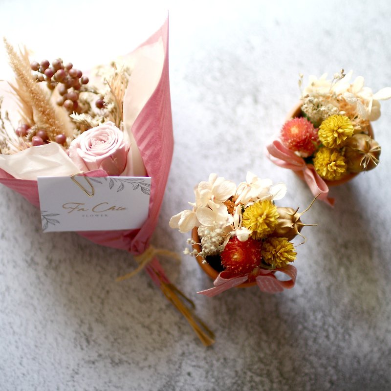 Goody Bag [Do not bear the blessing bag] There is a kind of waiting to be gentle - Dried Flowers & Bouquets - Plants & Flowers Pink