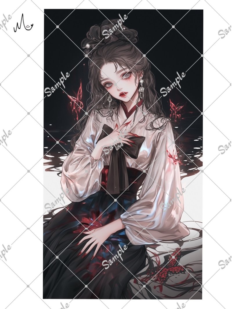 オリジナル人物ステッカー - 貼紙 - 紙 