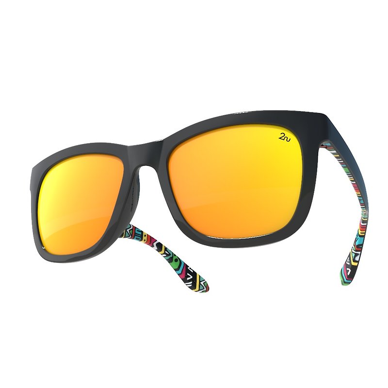 2NU - FANCY2 Sunglasses - Gold - กรอบแว่นตา - พลาสติก สีส้ม