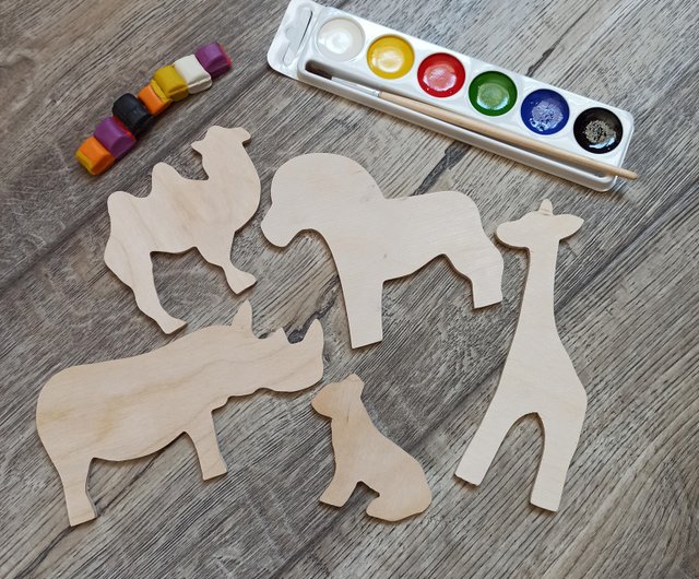 Wood Shape Painting Kit