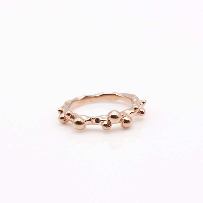 Hope bubble silver ring rose gold - General Rings - Other Metals Gold