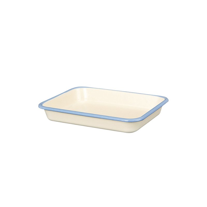 Enamel container 0.15kg - light Blue - เครื่องครัว - วัตถุเคลือบ 