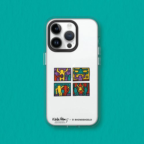 犀牛盾RHINOSHIELD Clear透明防摔手機殼∣Keith Haring系列/普普商店 for iPhone