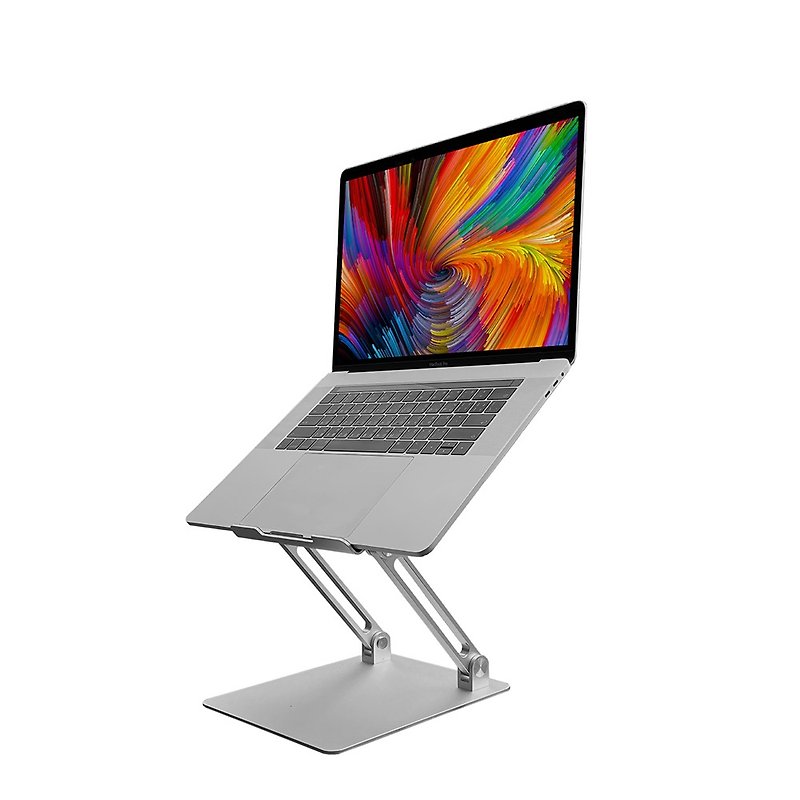 [Buy big and get small] ENABLE lifting aluminum alloy double-arm laptop stand/cooling seat/boosting seat - Computer Accessories - Aluminum Alloy 