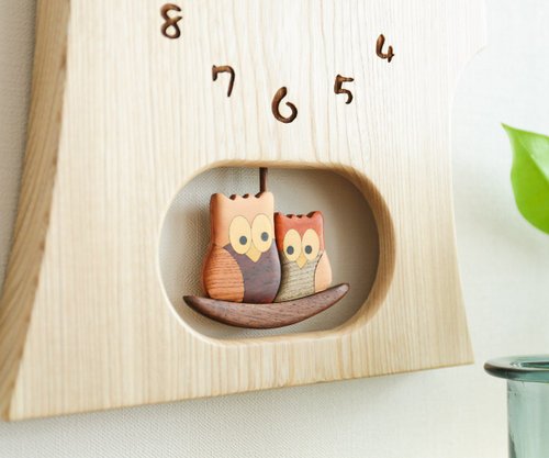 工房ペッカー F41 切株振り子時計 - ショップ MUKU工房 時計 - Pinkoi