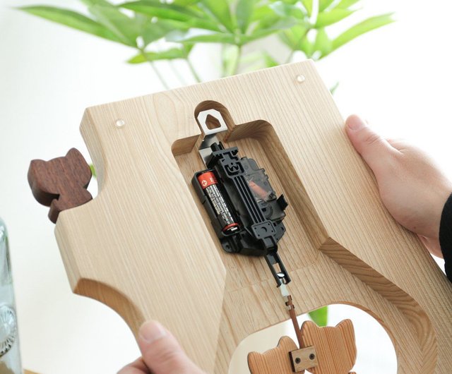 工房ペッカー F41 切株振り子時計 - ショップ MUKU工房 時計 - Pinkoi