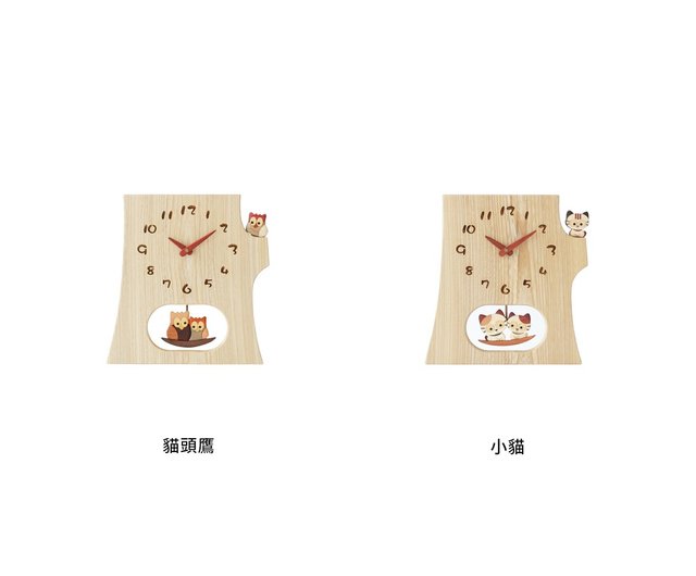 工房ペッカー F41 切株振り子時計 - ショップ MUKU工房 時計 - Pinkoi