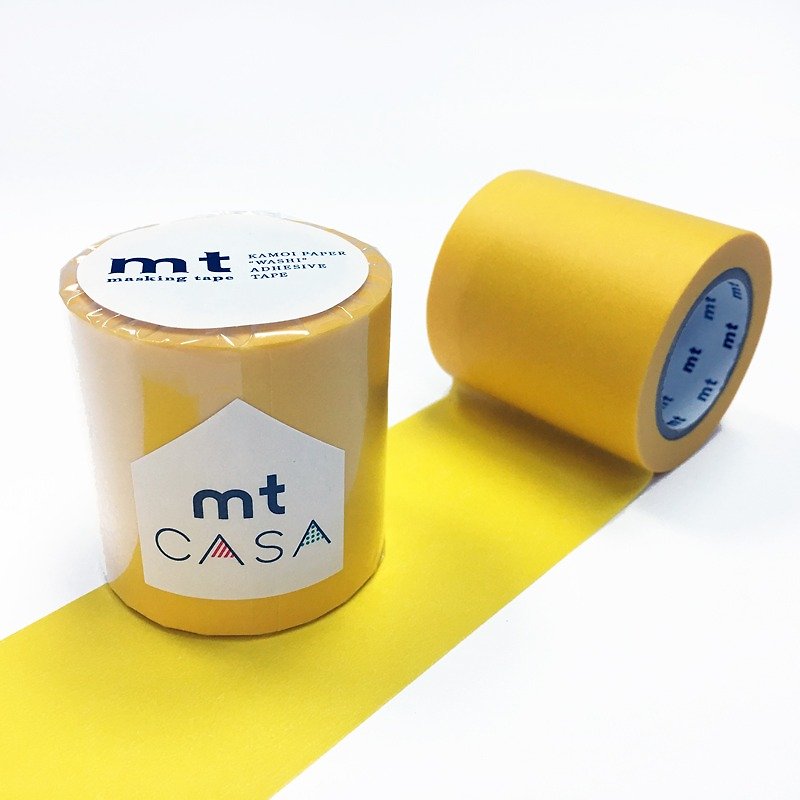 KAMOI mt CASA tape 50mm【Yellow (MTCA5091)】 - ตกแต่งผนัง - กระดาษ สีเหลือง
