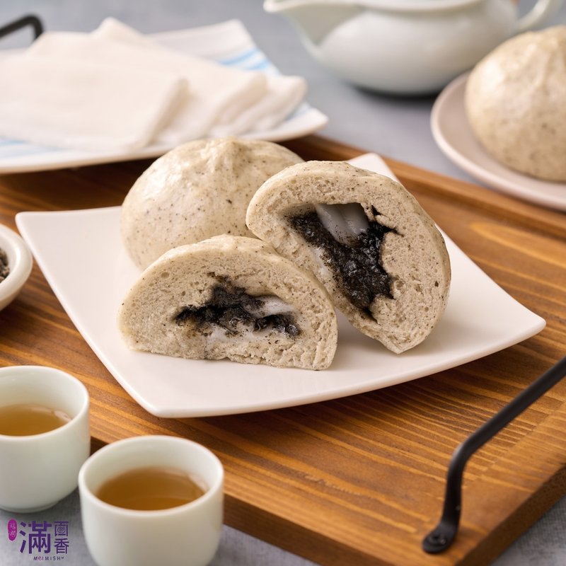 【滿面香】麻糬芝麻銀圓包-4入裝 - 麵包/吐司 - 新鮮食材 