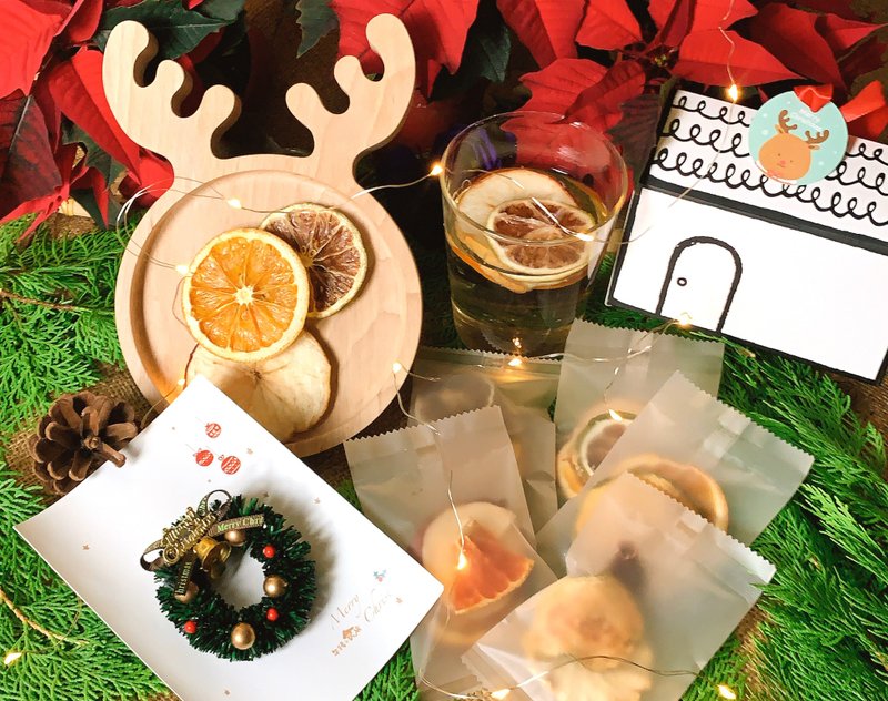 アフタヌーンスナックライト│交換ギフトスモールハウスエルクギフトバッグ-フルーツウォーターグループ - スナック菓子 - 食材 