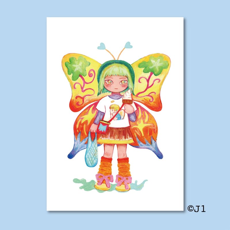 Ordinary Wings / BETTERFLY 系列海報 / 原創插畫 / a4尺寸 - 海報/掛畫 - 紙 