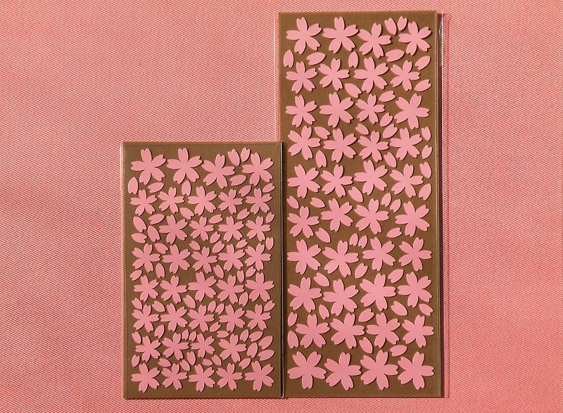 桜シール - シール - 防水素材 ピンク