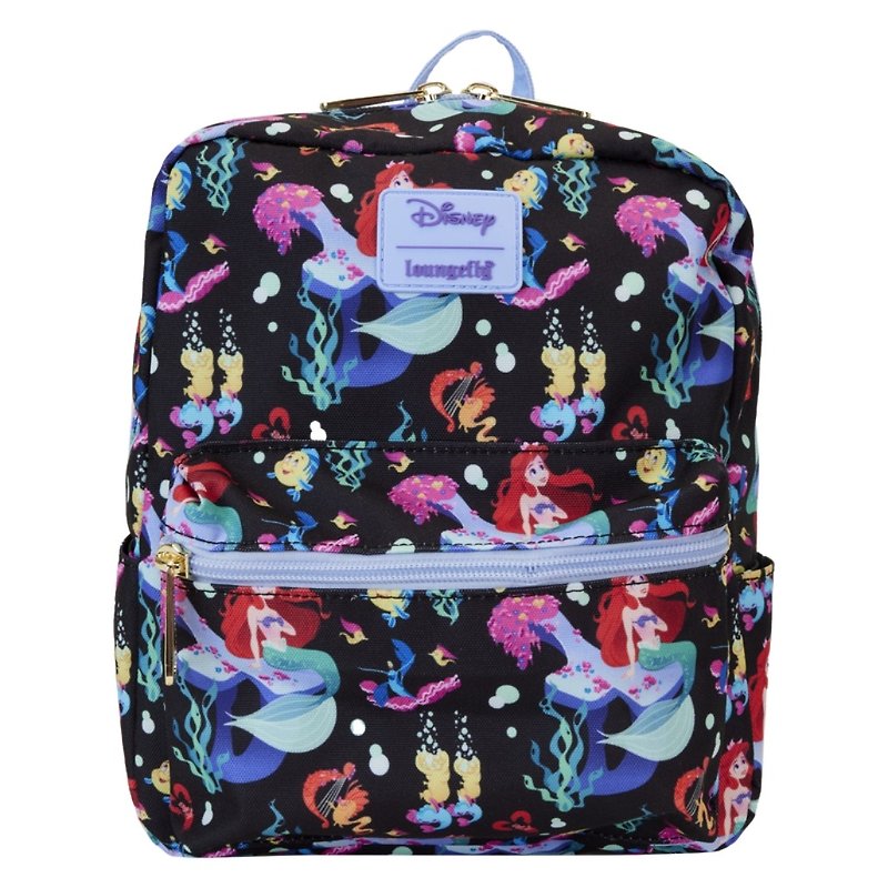 Loungefly Disney's 35th Anniversary Nylon Mini Backpack - กระเป๋าเป้สะพายหลัง - หนังเทียม สีดำ