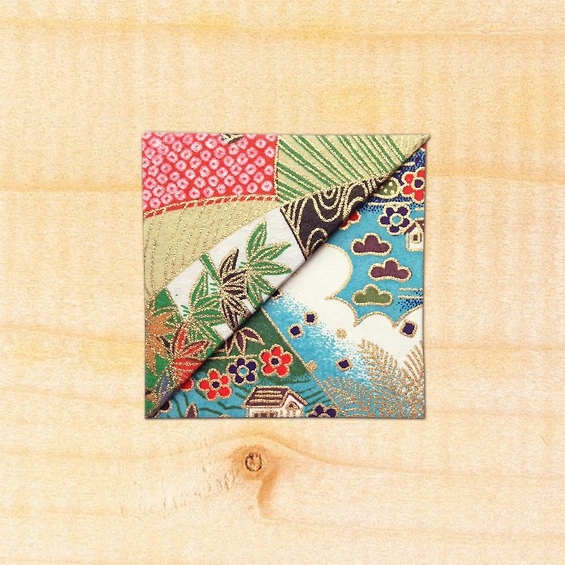 Flower corner bookmarks - Japan imported and paper / handcuffs bookmarks -bookmark#037 - ที่คั่นหนังสือ - กระดาษ 