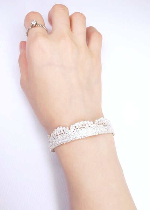 二毛銀（Nimou Jewelry） 《二毛銀》純銀蕾絲手環（女生款）