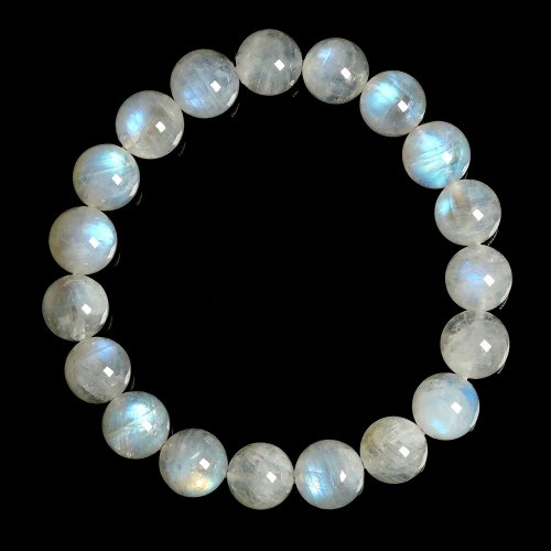 正佳珠寶 Gemsrich Jewelry 【正佳珠寶】藍月光石 湛藍月光 9.8-10.2mm 藍月光石手珠
