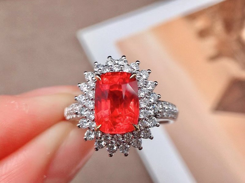 Taipei Auss Jewelry Natural Unburned Mahenge Stone Dual-use Model 2.65 Carats - General Rings - Gemstone 