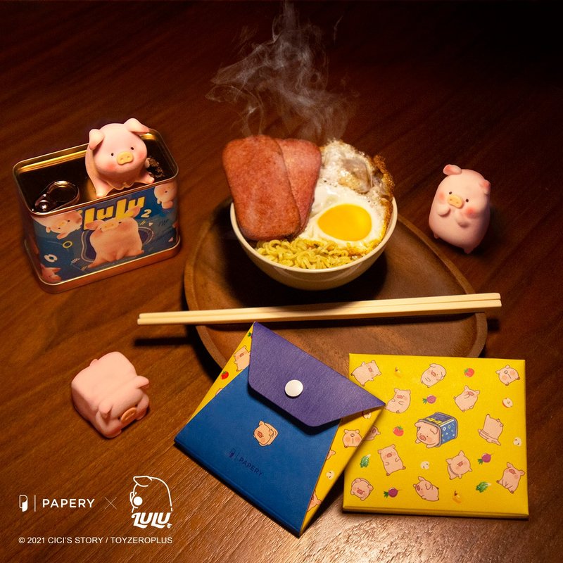 客製化禮物 MASKfolio S 口罩套 LuLu The Piggy - Spam - 口罩/口罩收納套 - 紙 
