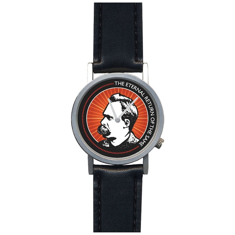 Philosopher Nietzsche Unisex Watch - นาฬิกาผู้หญิง - โลหะ สีแดง