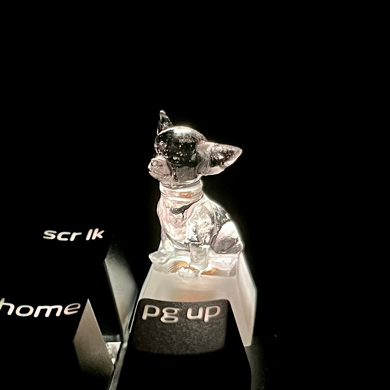 Keycap, dog, Chihuahua, Transparent, Clear, Gaming, Keyboard, cherry MX - Other - Plastic Transparent