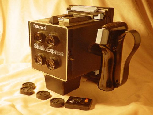 ポラロイド　ミニポートレイト二眼カメラ 希少】Polaroid ポラロイドカメラ ミニポートレート MODEL 402