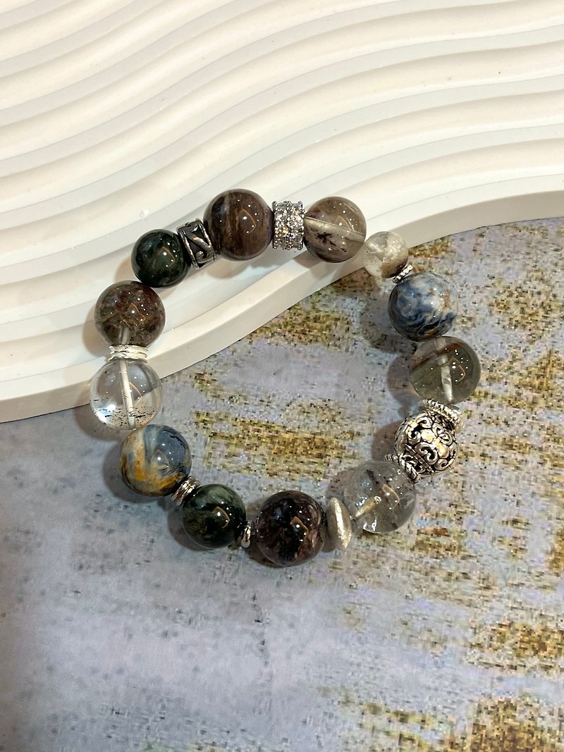 Customized crystal bracelet denim storm peter Stone color ghost - Bracelets - Crystal 