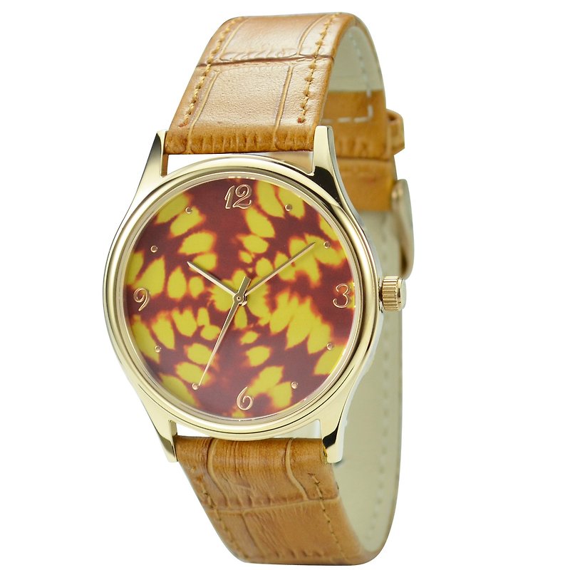 扎染圖案手錶 中性設計 全球免運 - 女錶 - 其他金屬 多色