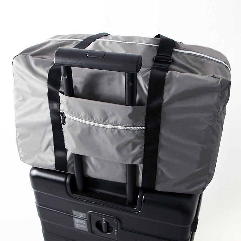 行李拉桿收納包．灰 - 側背包/斜背包 - 聚酯纖維 灰色