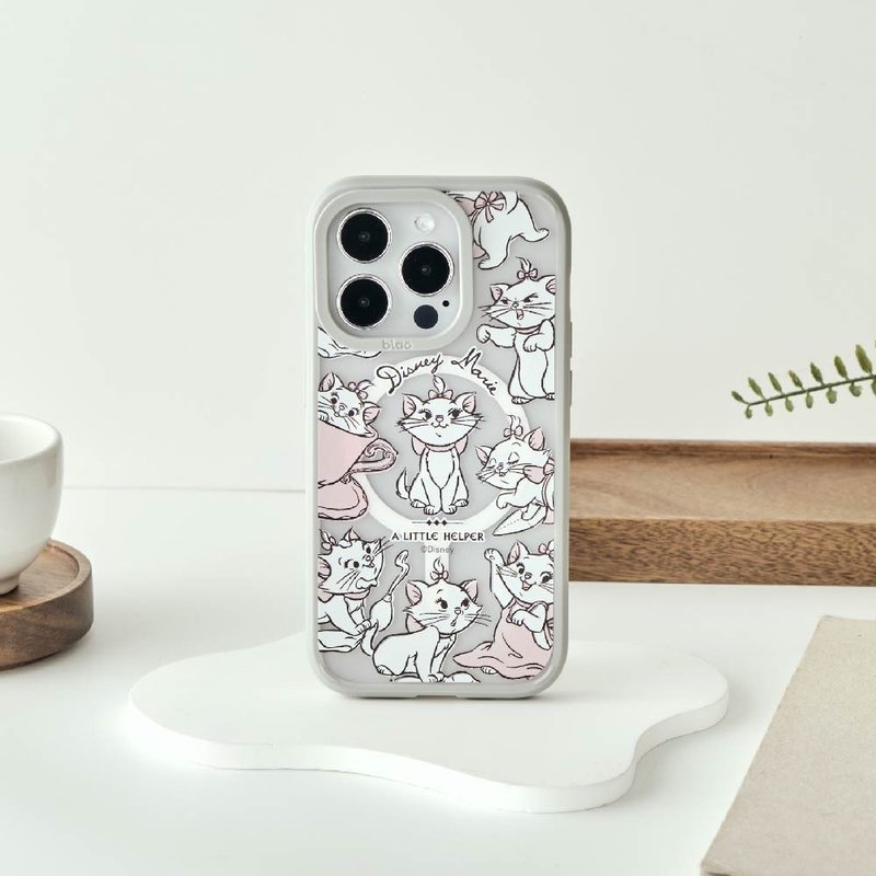 Disney Cats And Dogs-瑪麗貓款亂花極光霧透MagSafe iPhone手機 - 手機殼/手機套 - 塑膠 多色