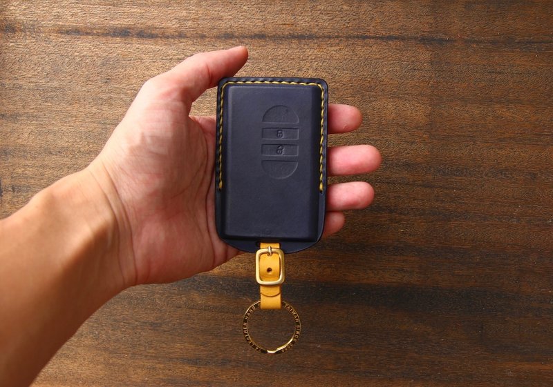 Chapina Zhijie Luxgen S5 U6 U7 Car Key Leather Case 【Customization】 - Keychains - Genuine Leather 