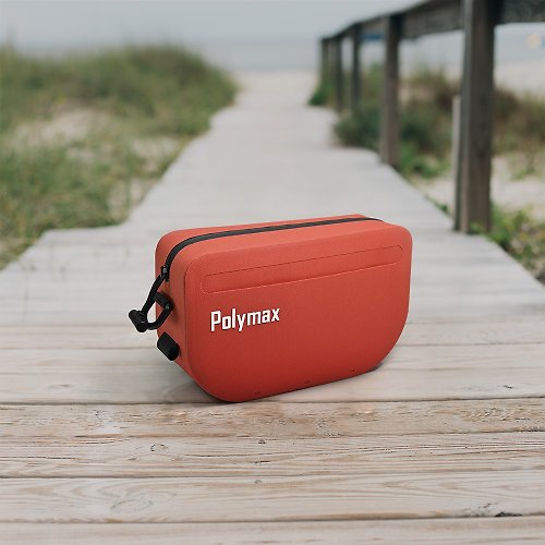 Polymax 防水隨身月形包-寶茶橘/側背包/輕量化/簡約包