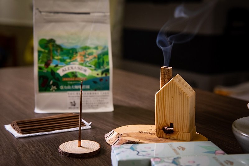 Coffee Flower Honey incense stick - Fragrances - Plants & Flowers Green