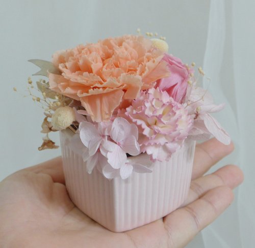 Artificial Flowers Plastic Carnation Flowers Fake Carnation Bouquet  Artificial Dried Flowers 