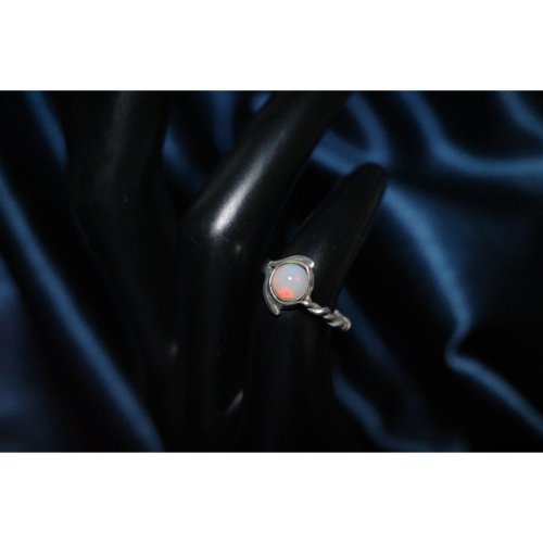 Metal ε idea Σ 莓飾 莓飾 /現貨/蛋白石 opal 尾戒 戒指 S925銀戒 純銀 送禮